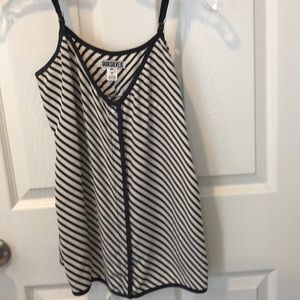 Silk thin strap blouse